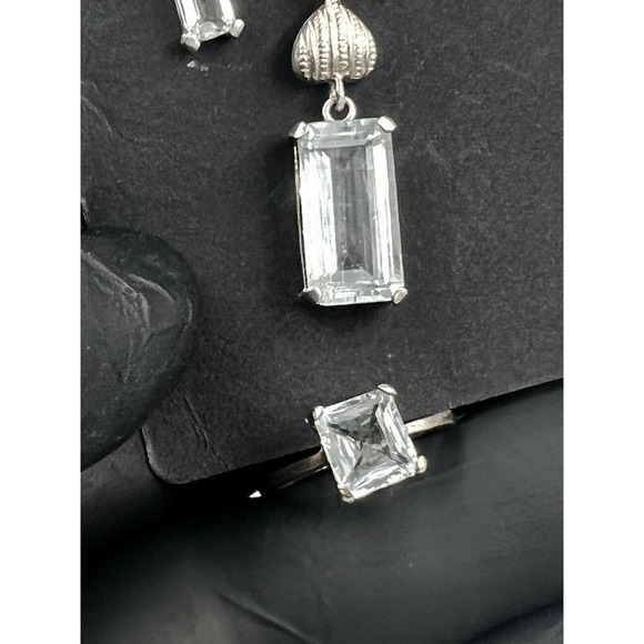 Aquamarine Gemstone Handmade Jewelry Set Stone Mine Gilgit Pakistan - Picture 9 of 11